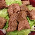 とろけい's cooksnap of when they made 中華風牛肉あんかけ丼.