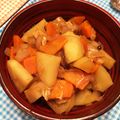 クンたん's cooksnap of when they made 油揚げで肉じゃが風煮物.