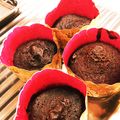 mayutovivi's cooksnap of when they made バレンタインにレンジでフォンダンショコラ.