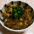 sakichi☆'s cooksnap of when they made ☆さんまの蒲焼き缶de卵とじ丼☆.