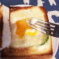 しろしろ1111's cooksnap of when they made アボカドクロックマダムトースト.