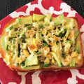 kitchen.aco's cooksnap of when they made アボカドスクランブルエッグトースト.