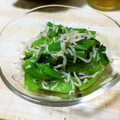 みゅう１５'s cooksnap of when they made 小松菜としらすのぽん酢あえ.