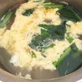 Kayudamaya's cooksnap of when they made 小松菜たまごスープ【JAほこた】.