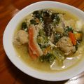 popopon399's cooksnap of when they made 春雨と野菜の中華卵白スープ♪.