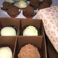 dorubakkii's cooksnap of when they made 生チョコから作る　いちごのトリュフ♡.