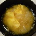 ＭＭ＆ＫＫ's cooksnap of when they made 玉ねぎとたまごのお味噌汁～♪.