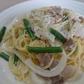 イエローバード's cooksnap of when they made 生クリーム不要♪ 簡単濃厚クリームパスタ.