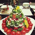 アンナン's cooksnap of when they made クリスマスツリーポテトサラダ.