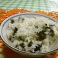 赤い電話's cooksnap of when they made わかめDE炊き込みご飯.