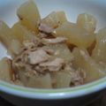 らくぼう's cooksnap of when they made 超簡単。本格味のマグロ（ツナ）大根.