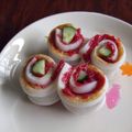 ロシアン's cooksnap of when they made ✿お弁当に♪きゅうりと梅肉のちくわ巻き✿.