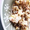 クック5C9KM3☆'s cooksnap of when they made 卵入り♪豚挽き肉の塩そぼろ炒飯(⌒0⌒).
