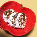 ぶきっちょ料理長's cooksnap of when they made 材料4つ❀バレンタインに簡単チョコサラミ.