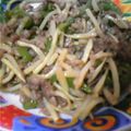 ぶたあくま's cooksnap of when they made チンジャオロース☆もち牛肉・トロウマ仕様.