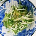 スイカが好物's cooksnap of when they made 水菜と夏みかんのサラダ.