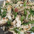 どんちゃんまる's cooksnap of when they made ササミとキノコの梅ぇジンジャーサラダ.