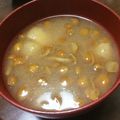 ayaakari's cooksnap of when they made なめこと油揚げのお味噌汁.