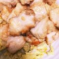 もりちぃ子's cooksnap of when they made 節約料理！鶏胸肉の味噌マヨにんにく炒め.