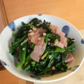 サーフブレイド's cooksnap of when they made 簡単中華＊ほうれん草のベーコン炒め＊.