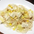 ayaakari's cooksnap of when they made 簡単ランチ！サラダ素麺〜ごまだれ風〜.