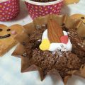 キリフキ's cooksnap of when they made 裏ワザ☆ガトーショコラを可愛く飾り付け♪.