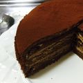 ぴのこン's cooksnap of when they made *ビターガナッシュ*チョコレートケーキ.
