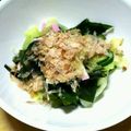 料理修行中のみなこ's cooksnap of when they made キャベツとワカメの簡単サラダ.