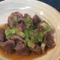 ChunChun☆≡'s cooksnap of when they made レンジで簡単♫ねぎだく砂肝の酒蒸し.