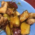 クックYZ92IW☆'s cooksnap of when they made 優しい甘さ、鶏肉の「おかずさつまいも」.