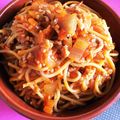 よっつのはっぱ's cooksnap of when they made ワンポットパスタ✨で簡単❗ミートソース.