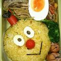 ako❀'s cooksnap of when they made キャラ弁❈コロ助おにぎり.