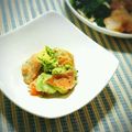 ＊ゆうこぽよよ＊'s cooksnap of when they made アボカドサーモンのわさびマヨ和え♪.