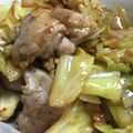 miho☆0217's cooksnap of when they made ☆鶏肉とキャベツの葱塩炒め☆.
