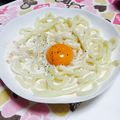 22ゆずママ's cooksnap of when they made 超簡単♪コクうま明太子カルボうどん.