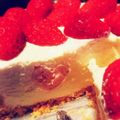 barbie25's cooksnap of when they made ♡苺のハート♡ レアチーズケーキ.