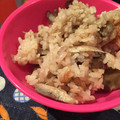 ☆hironon☆'s cooksnap of when they made ゴボウとまいたけの炊き込みご飯.