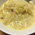 あいぼんｗ's cooksnap of when they made エコ✿南瓜のわたとキャベツのミルクスープ.