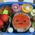 ﾛﾝﾛﾝ's cooksnap of when they made 太鼓の達人(わだどん)弁当【キャラ弁】.