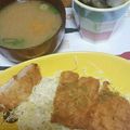 ｱﾕ&ﾊﾙMam's cooksnap of when they made ジューシー甘辛鶏カツ＆サラダ丼.