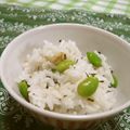 赤い電話's cooksnap of when they made お弁当に☆簡単枝豆ご飯☆.