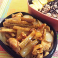 Yubatama's cooksnap of when they made 豚とごぼうジャキジャキ黒酢炒め.