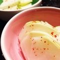Nöööla♡'s cooksnap of when they made コールラビの甘酢漬け.