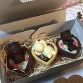 パパ大好きみほママ's cooksnap of when they made お風呂にいるようなクマの抹茶チョコタルト.