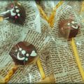haru_iro's cooksnap of when they made 簡単！ケーキポップ！チョコでコーティング.