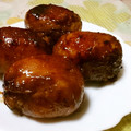 みっひー3022's cooksnap of when they made 簡単★肉巻きおにぎり★焼肉のたれで。.