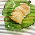 uzu1118's cooksnap of when they made お弁当に♪ベーコン＆ポテトの揚げ餃子.