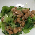 リラシャン's cooksnap of when they made 小松菜納豆[こまつなっとう].