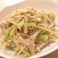 papikun's cooksnap of when they made 鶏むね肉とえのきのゴマだれあえ.
