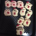 くりっぴー。's cooksnap of when they made ハロウィン☆ミイラのチョコ包みクッキー.